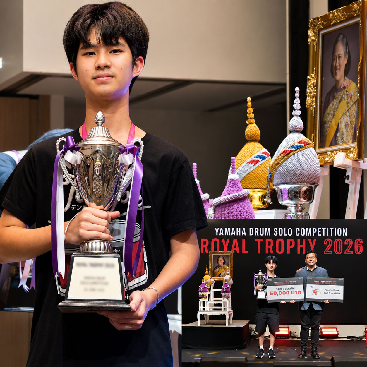 Garm Yamaha Drum Solo Competition Royal Trophy 2026 Wellington College Bangkok