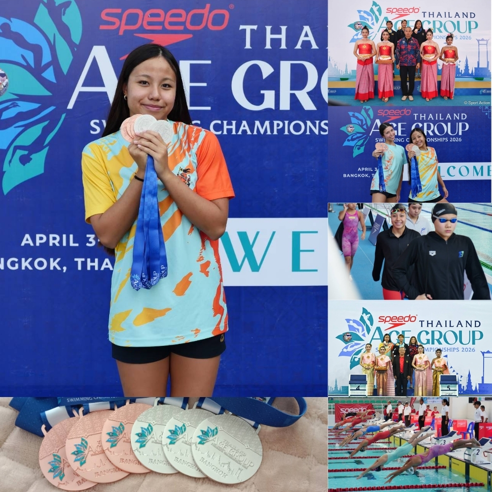 Klarnissa swimming championship Bangkok Wellington College student