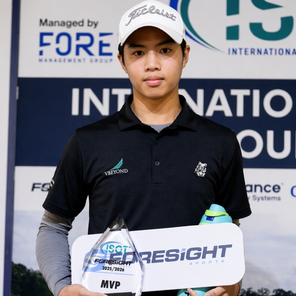 Marker golf champion Wellington College Bangkok student achievement