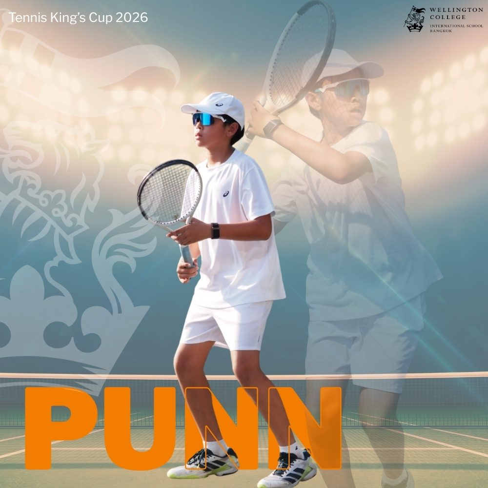 Punn tennis Kings Cup Thailand junior championship Wellington College Bangkok