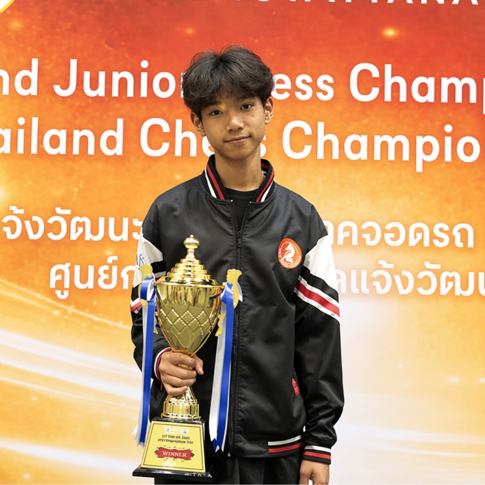 Q chess champion Thailand junior championship Wellington College Bangkok